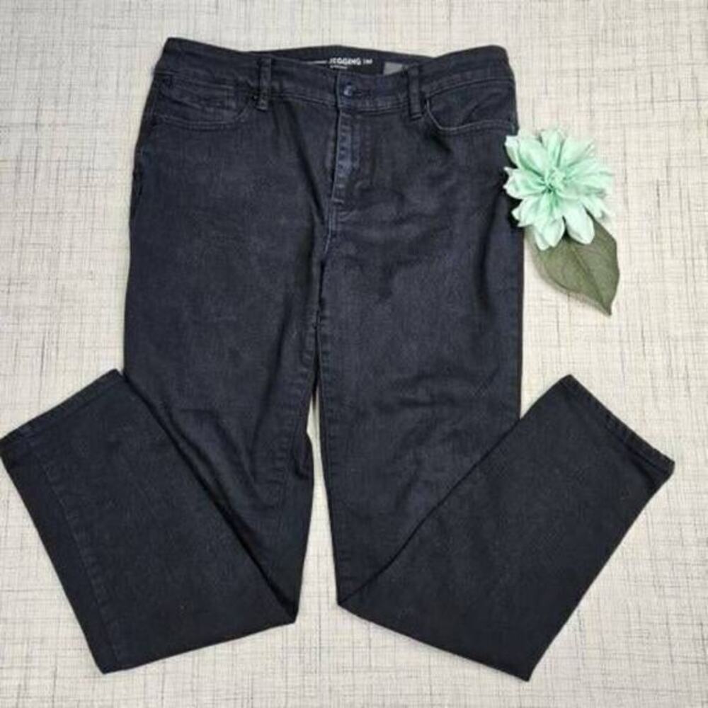 Chico's The Platinum Jegging Womens Black Denim Jeans Size 0.5 Small Size 6